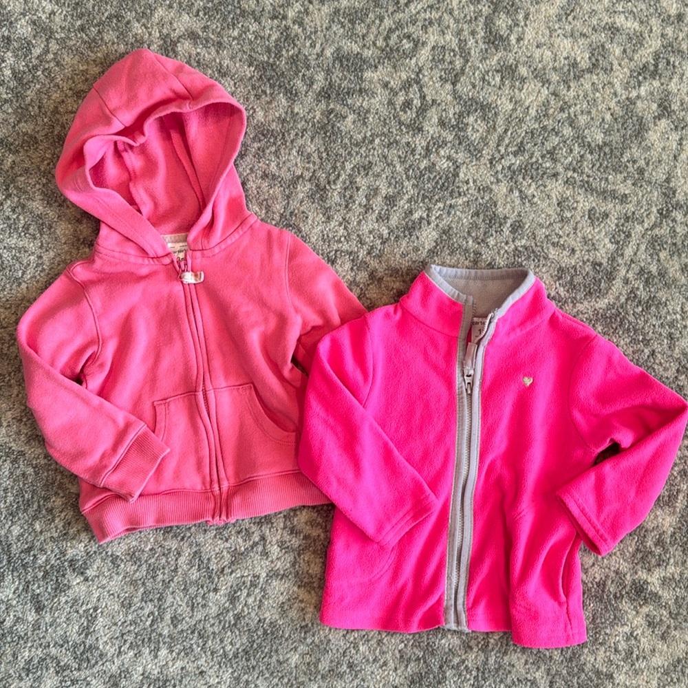 Bundle of Carter’s Pink Jackets